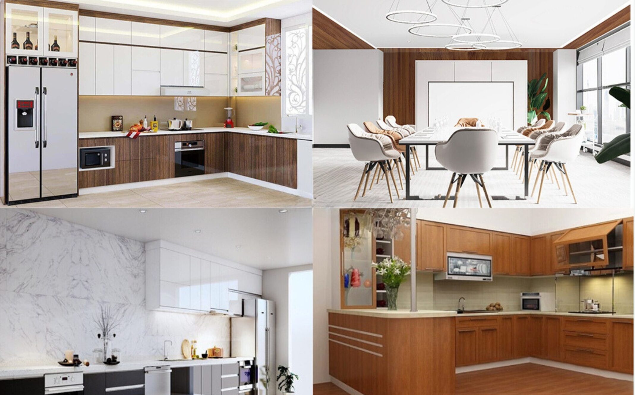 Tấm nhựa Vincoplast ứng dụng làm tủ bếp