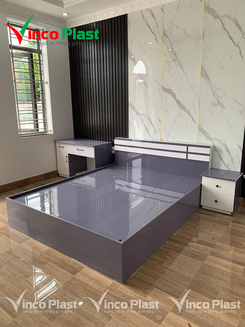 Tủ quần áo kết hợp giường ngủ Vincoplast