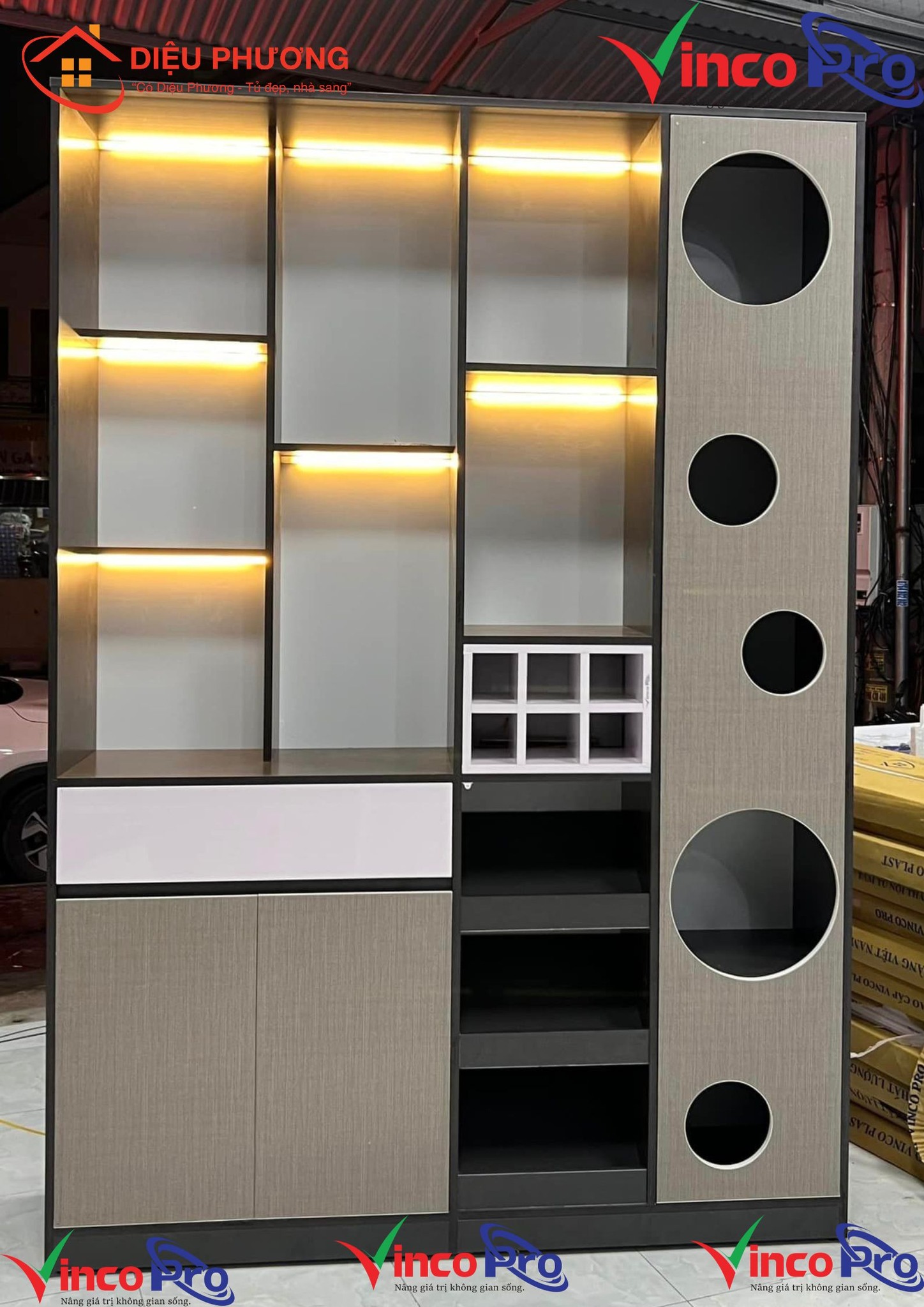 Kệ Trang Trí Nhựa Vincopro - Tại Bình Dương