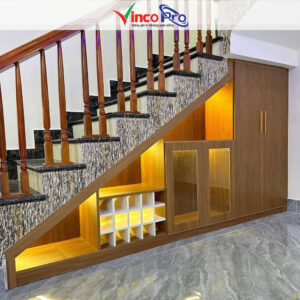 Tủ Gầm Cầu Thang Nhựa Vincopro - Tại Hoà Bình